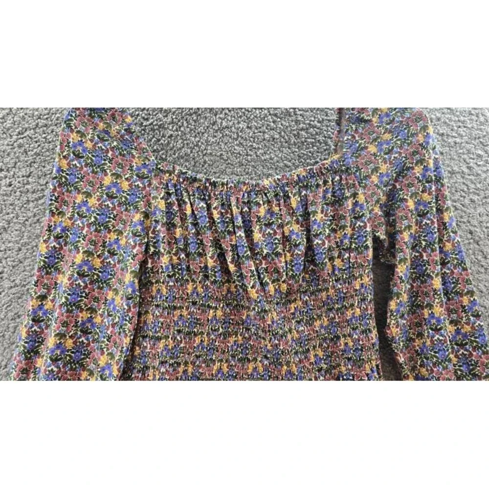 Polo Ralph Lauren Floral Smocked Top and Skirt Set Girls' L (12-14) Multi PullOn